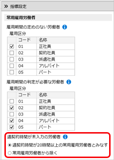 20260929_障害者雇用状況の常用雇用労働者数の集計対象_003_指標設定_週契約時間が未入力の場合.png